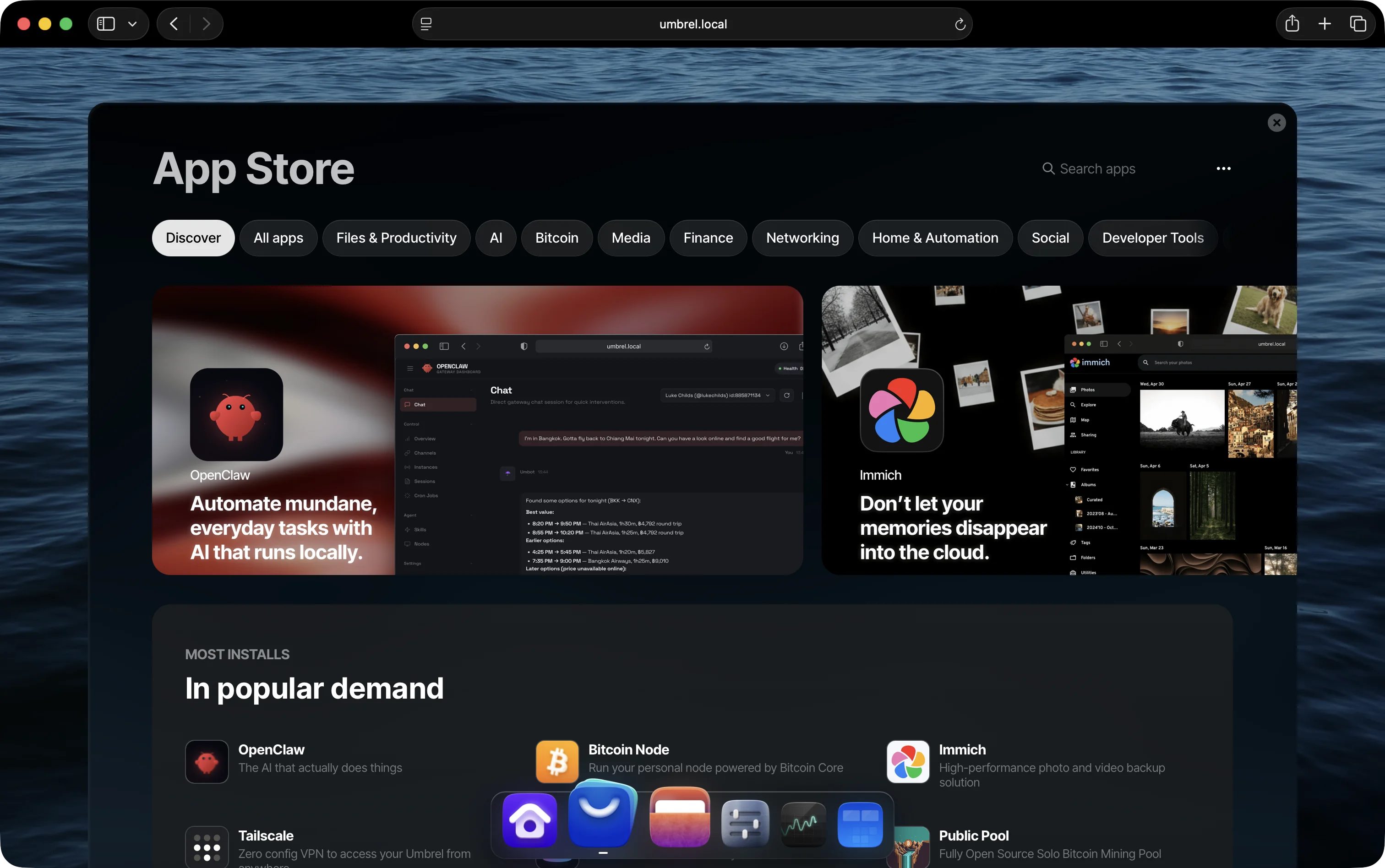 Installing an app